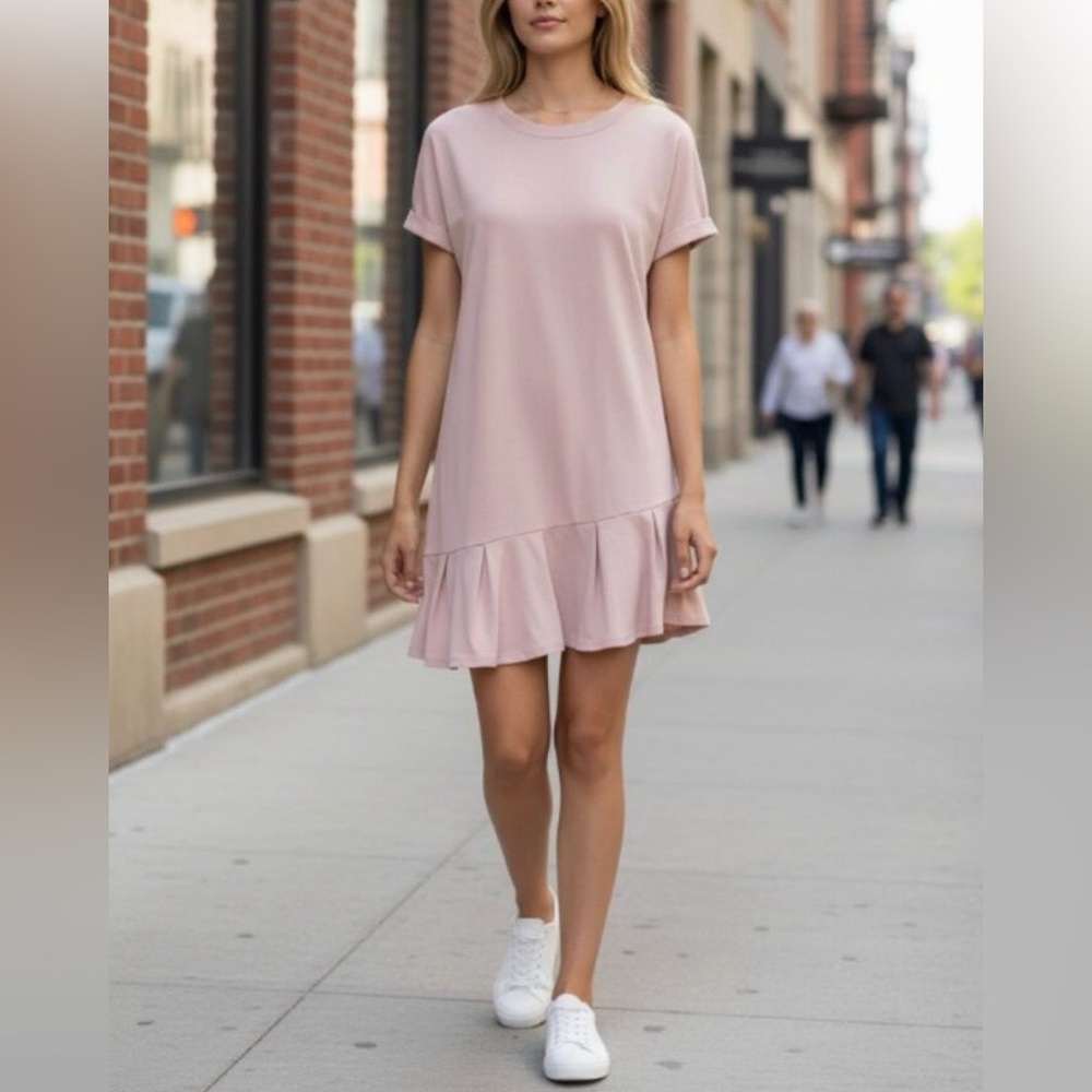 NWT Sam Edelman Ruffle Short Sleeve Tiered Dress